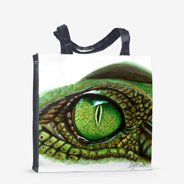 Сумка-шоппер «Глаз крокодила»