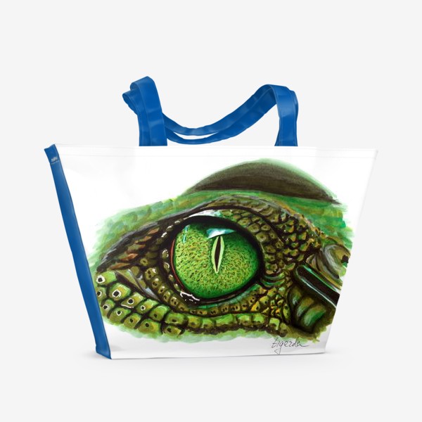 Пляжная сумка «Глаз крокодила»