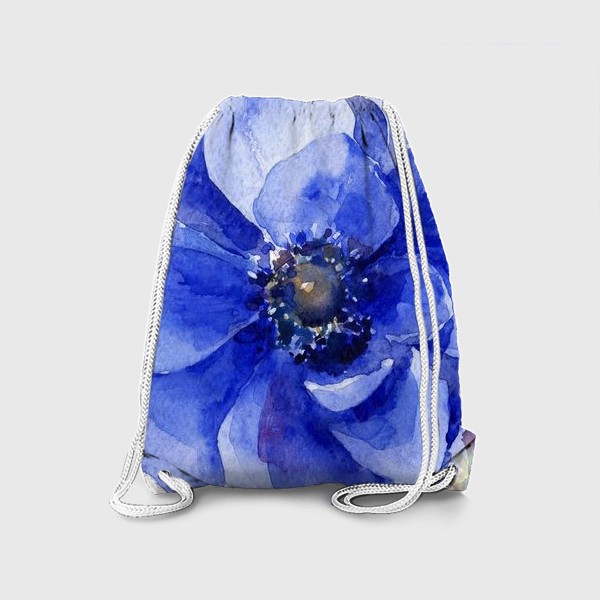 Рюкзак «Синие цветы Анемоны»