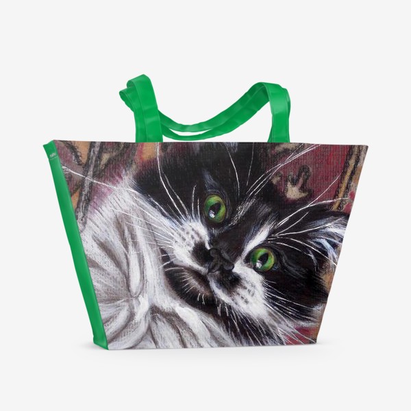 Пляжная сумка «котик»