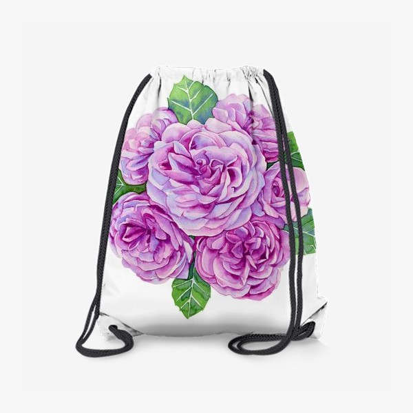 Рюкзак «букет малиновых роз»