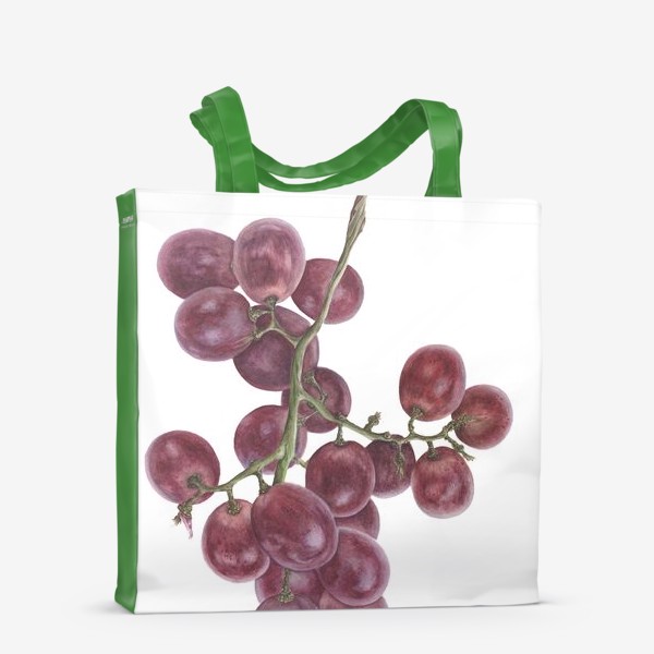 Сумка-шоппер «Ветка красного винограда»
