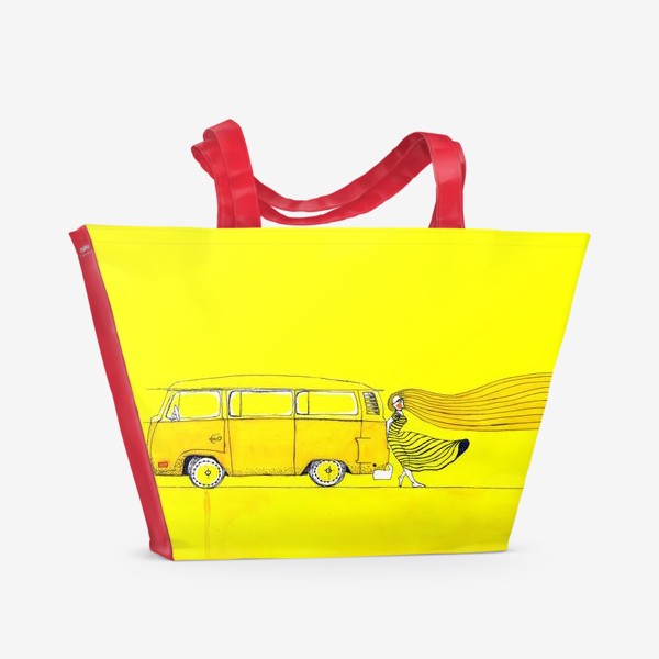 Пляжная сумка «маленькая Мисс Счастье»