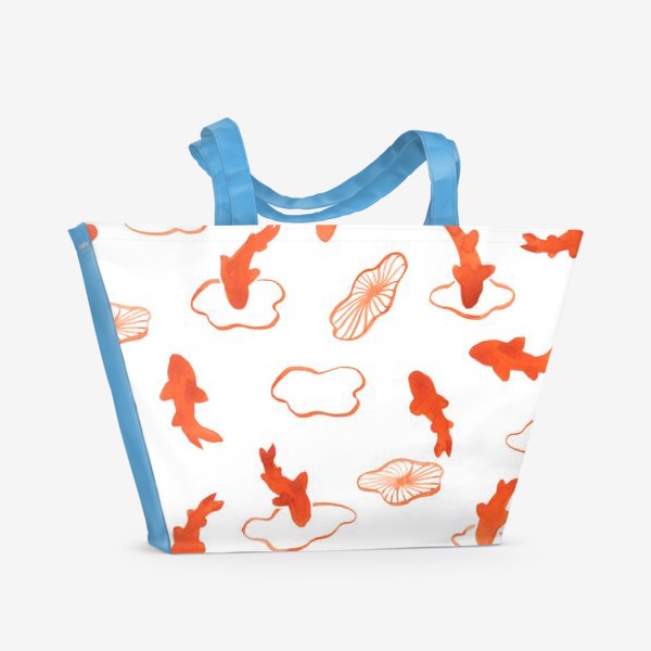 Пляжная сумка «Ныряющие рыбки»