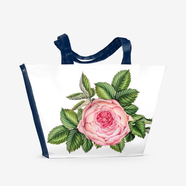 Пляжная сумка &laquo;Розовая роза&raquo;