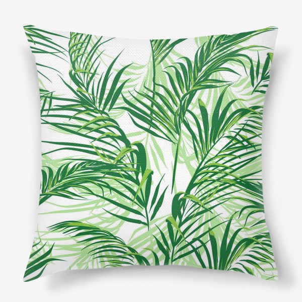 Подушка «пальмовые листья»
