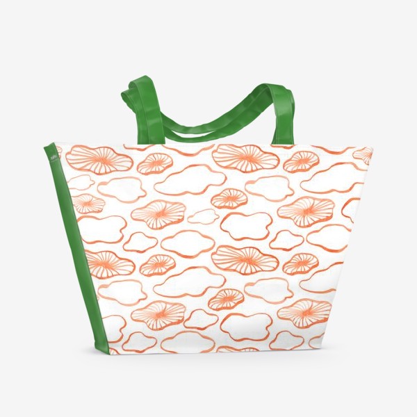 Пляжная сумка «Медузы и кувшинки»