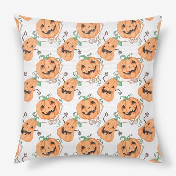 Подушка «Halloween Pumpkins»