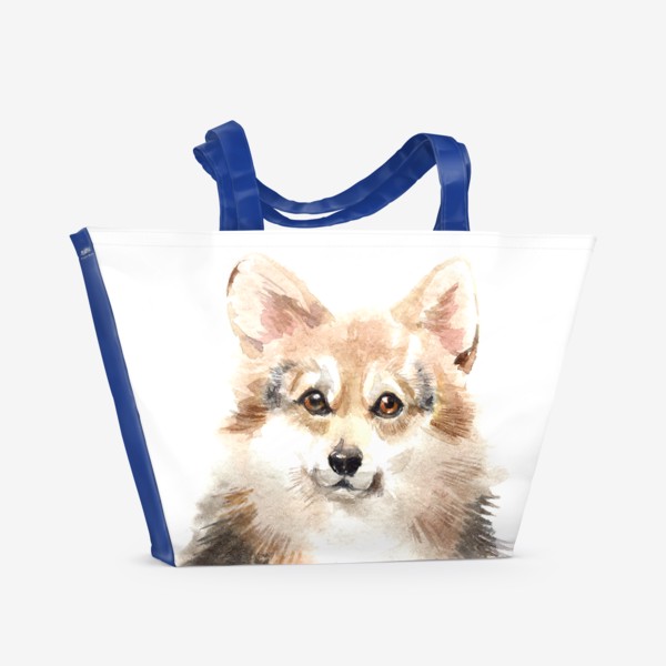 Пляжная сумка «Собака Корги»