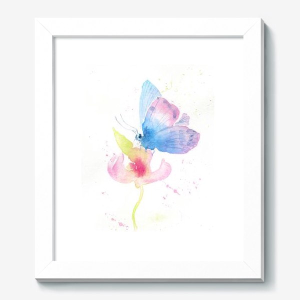 Картина «Бабочка на цветке»