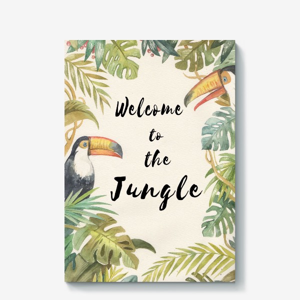 Холст «Welcome to the jungle»