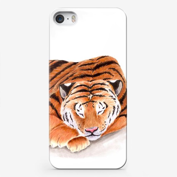 Чехол iPhone «Спящий тигр»