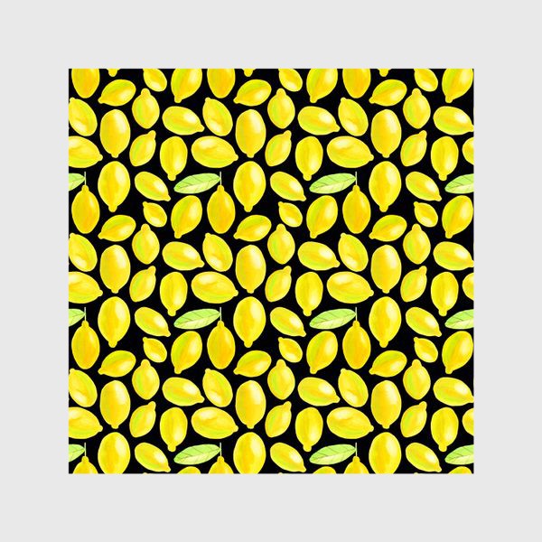 Шторы «Паттерн кислые лимоны»