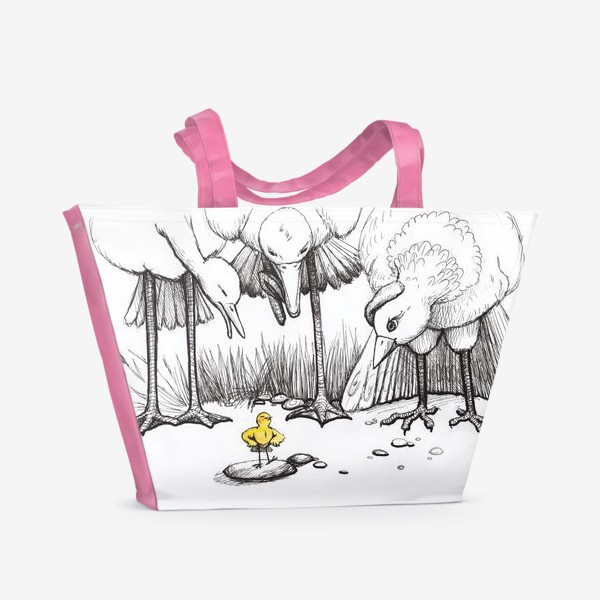 Пляжная сумка «птенчик»
