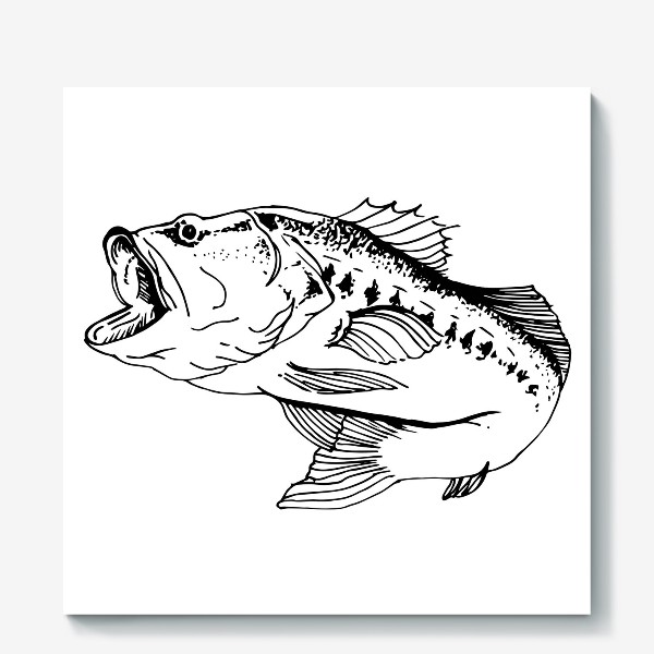 Холст «Большая рыба»