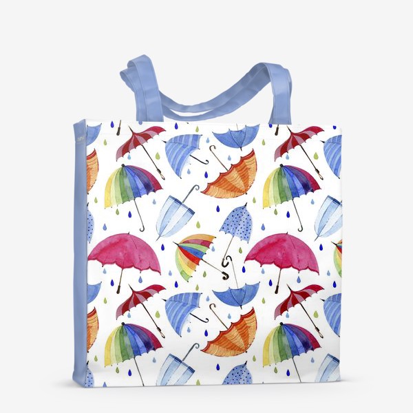 Сумка-шоппер «Паттерн  Пестрые зонтики »