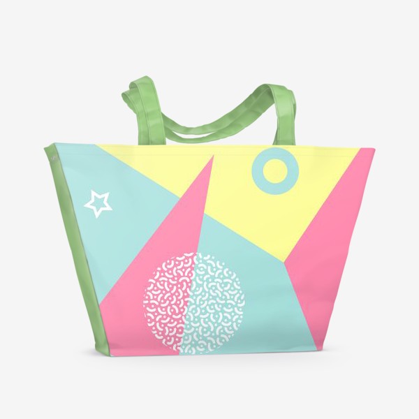 Пляжная сумка «Memphis pattern»