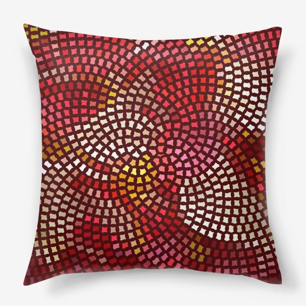 Подушка «Цветочная мозаика»