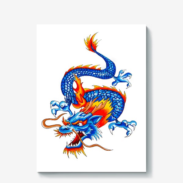 Холст «Китайский дракон»