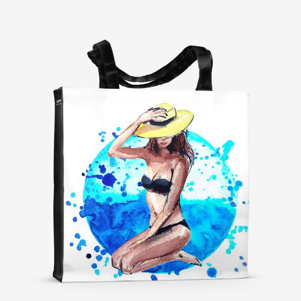 Сумка-шоппер «Девушка на пляже»