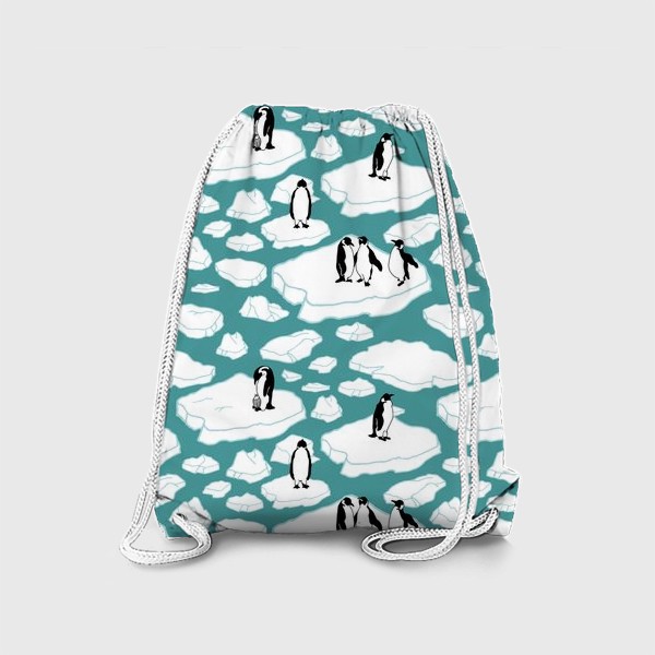 Рюкзак «Пингвины на льду»