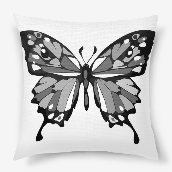 Подушка «Серая бабочка»