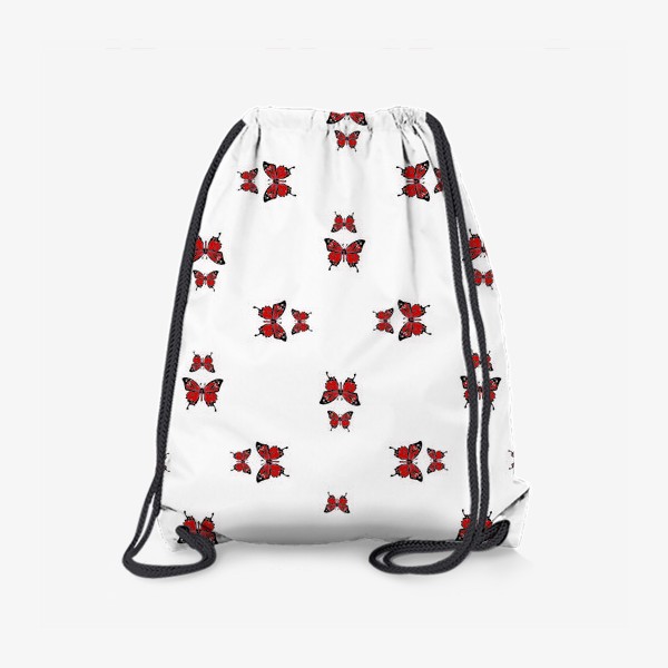 Рюкзак «Красные бабочки»