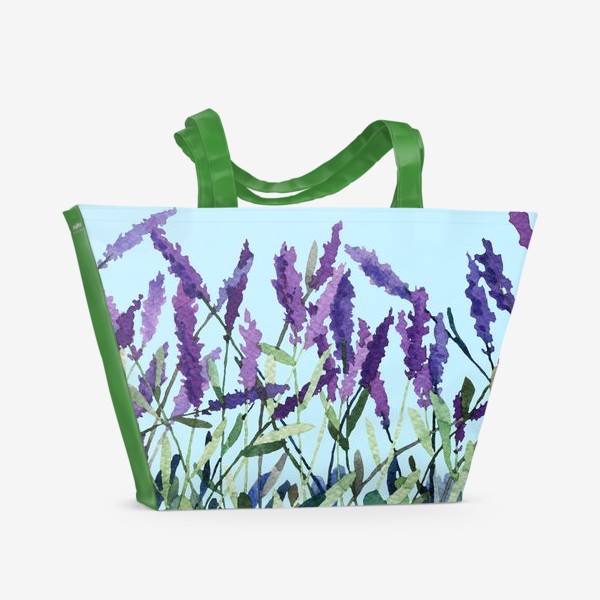 Пляжная сумка «Violet lavender»