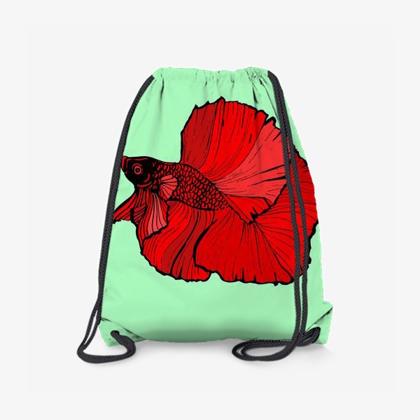 Рюкзак «Красная рыба-петух»