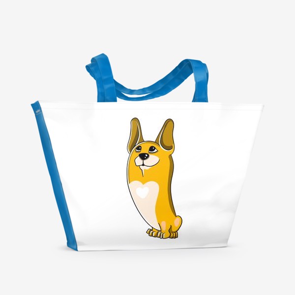 Пляжная сумка «Год собаки. Корги»