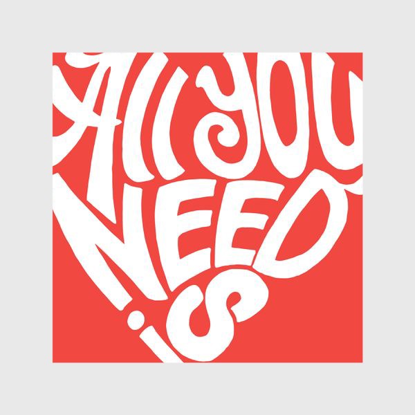 Шторы «All you need is...»