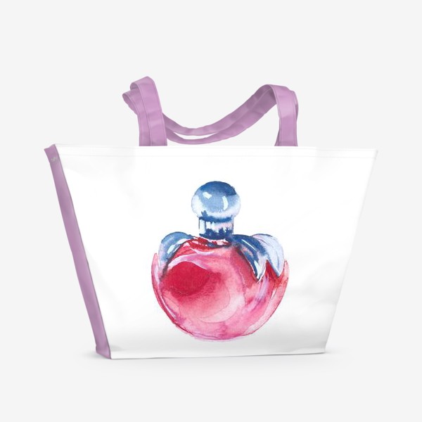 Пляжная сумка «розовые духи»