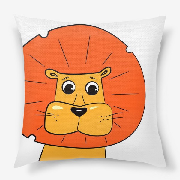 Подушка «Рыжий львенок»