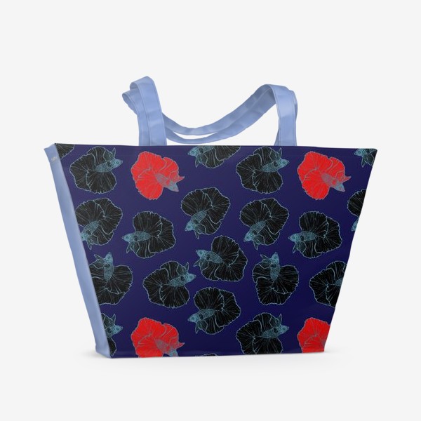 Пляжная сумка «Яркие рыбки»