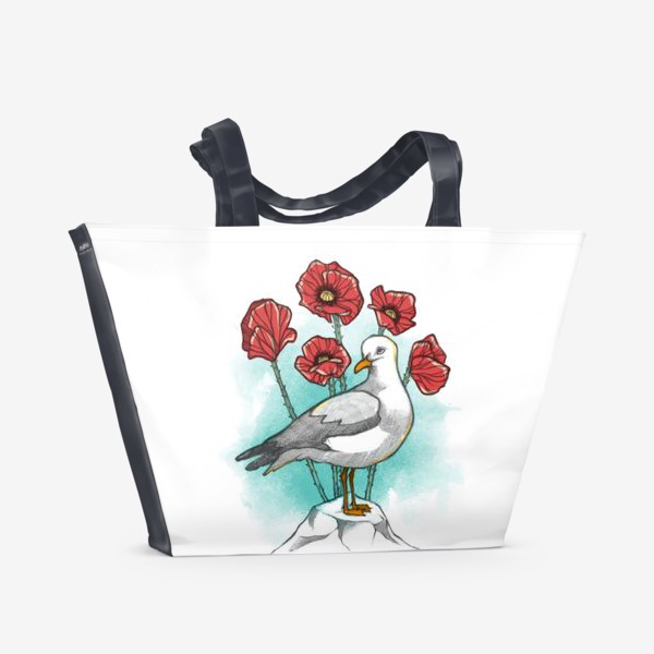 Пляжная сумка «Морская чайка»