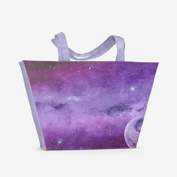 Пляжная сумка &laquo;Фиолетовый мир&raquo;