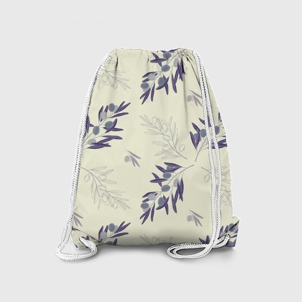 Рюкзак «Синие оливки»