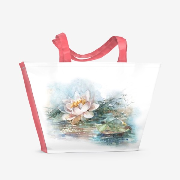 Пляжная сумка «Водяная лилия»