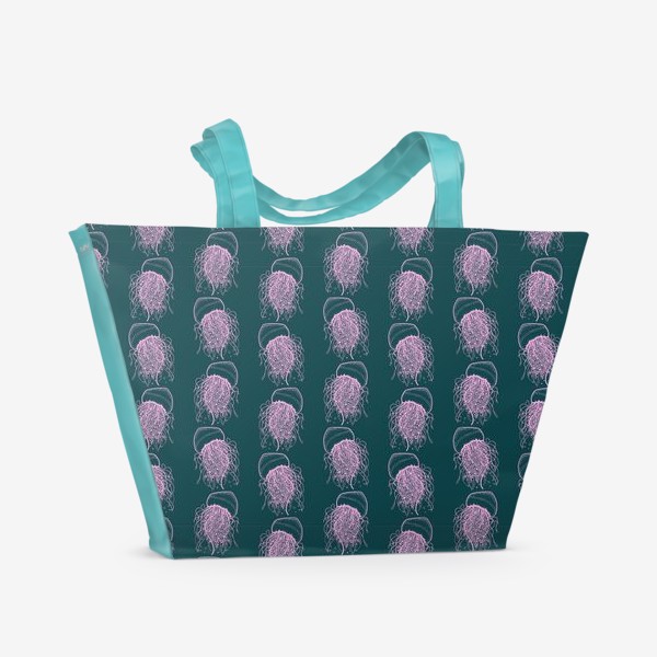 Пляжная сумка «Абстратция медузы»