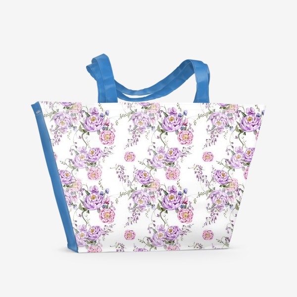 Пляжная сумка «Нежные цветы»