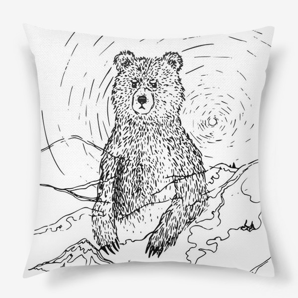 Подушка «Медведь - хранитель леса»