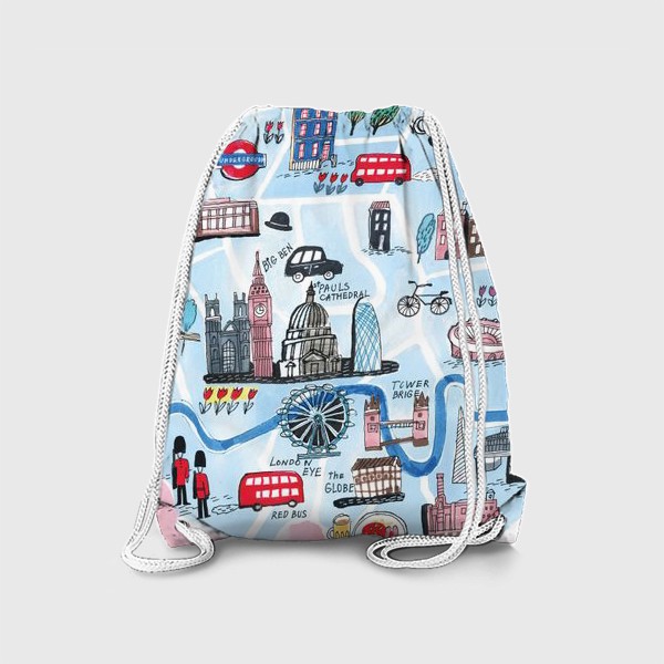 Рюкзак «Карта Лондона»