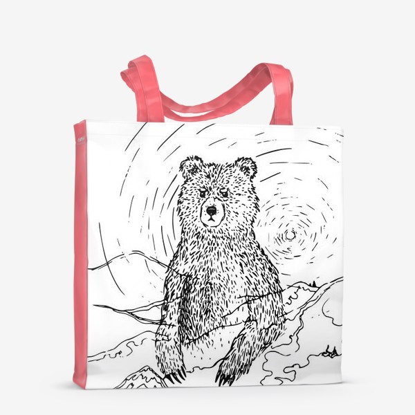 Сумка-шоппер &laquo;Медведь - хранитель леса&raquo;