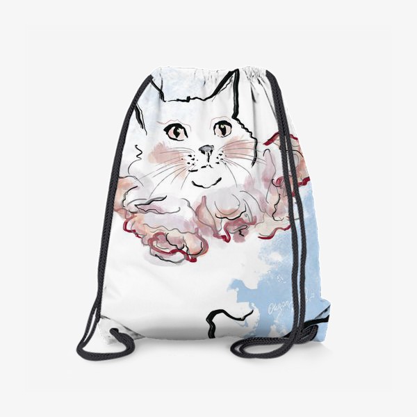 Рюкзак «Акварельная кошка»