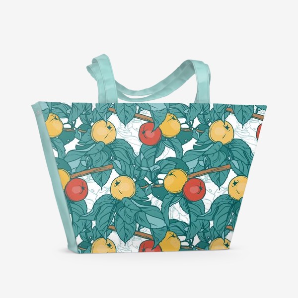 Пляжная сумка «Яблони»