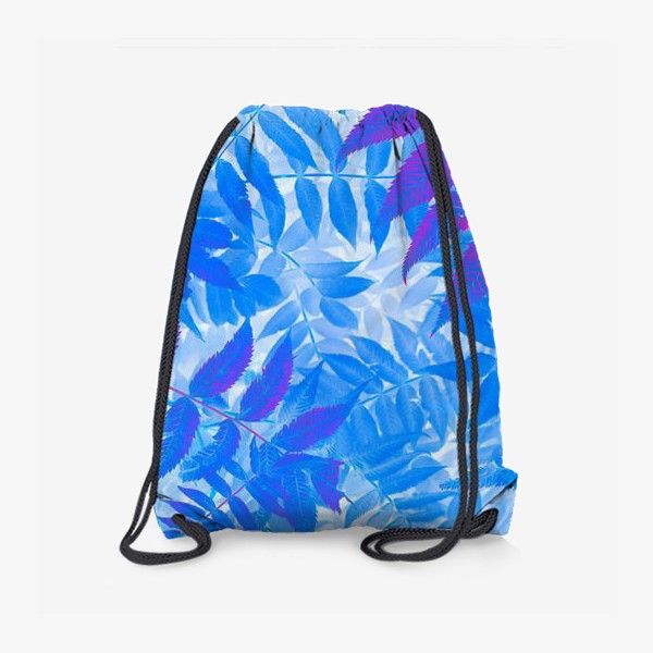 Рюкзак «Синие листья »