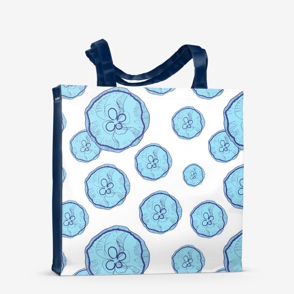Сумка-шоппер «Голубые медузы»