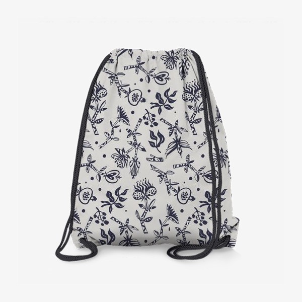 Рюкзак «Цветочный узор в стиле древа жизни»