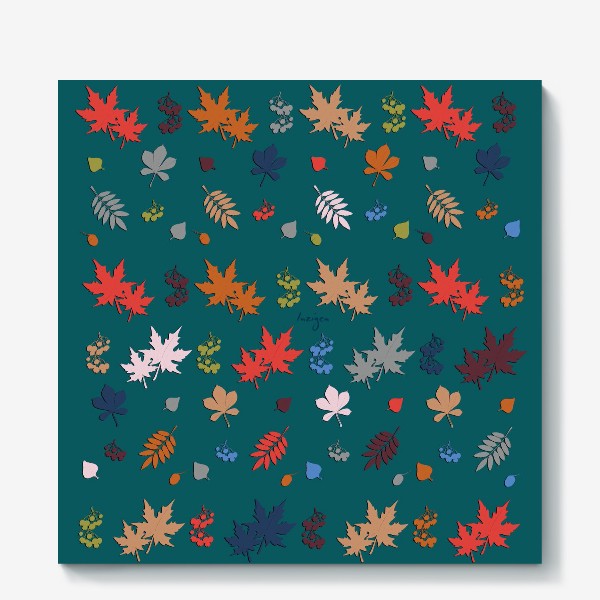 Холст «Осень. Листья (pantone 1)»