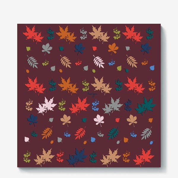 Холст «Осень. Листья (pantone 2)»